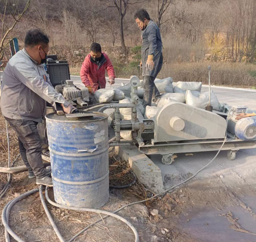 睢宁路面下沉注浆